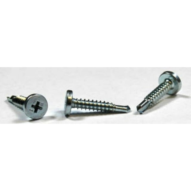 Self-Drilling Screws / Phillips / Pancake Head / 410 Stainless Steel - 800 Piece Carton