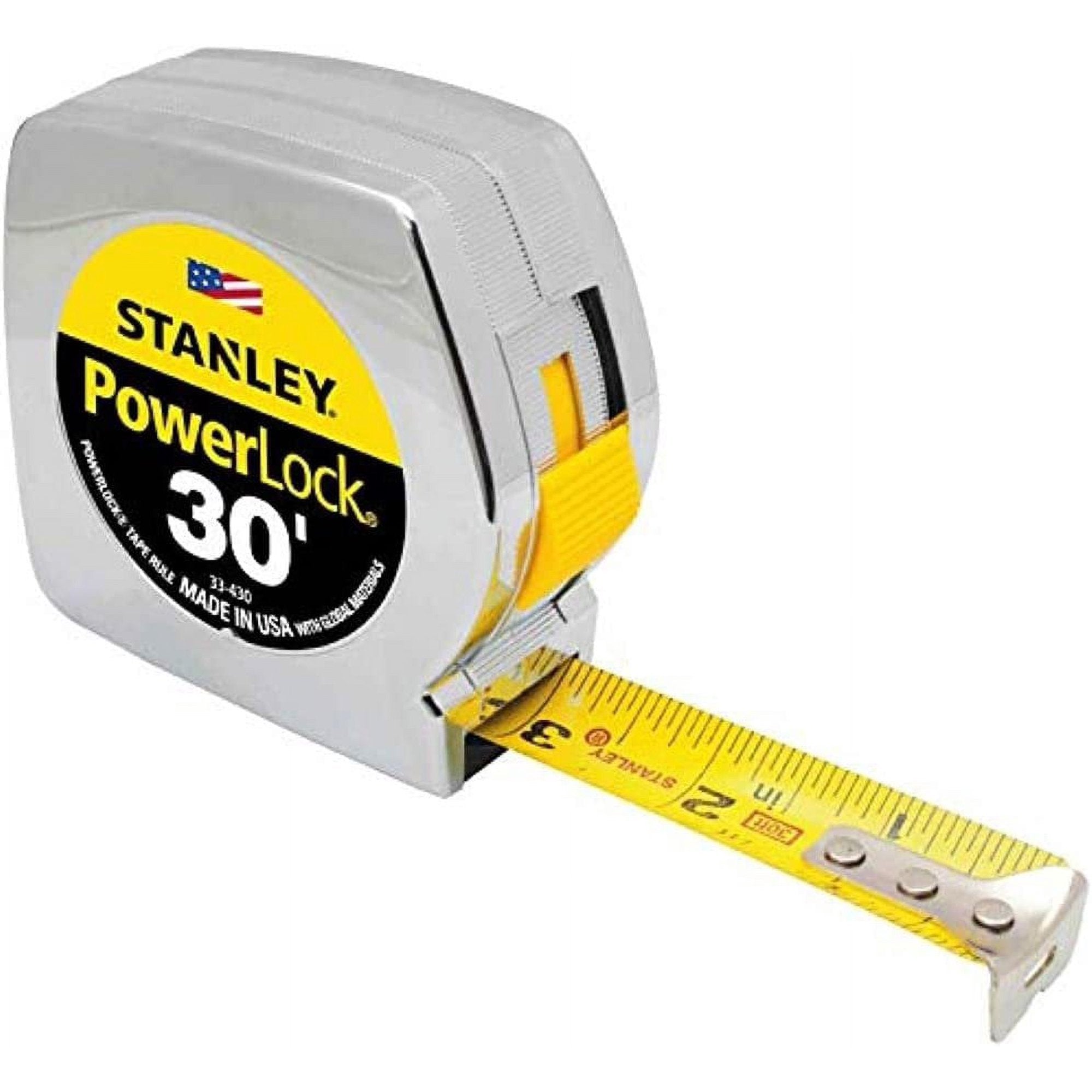 Stanley PowerLock Tape Measure Carton of 4, 30-Foot
