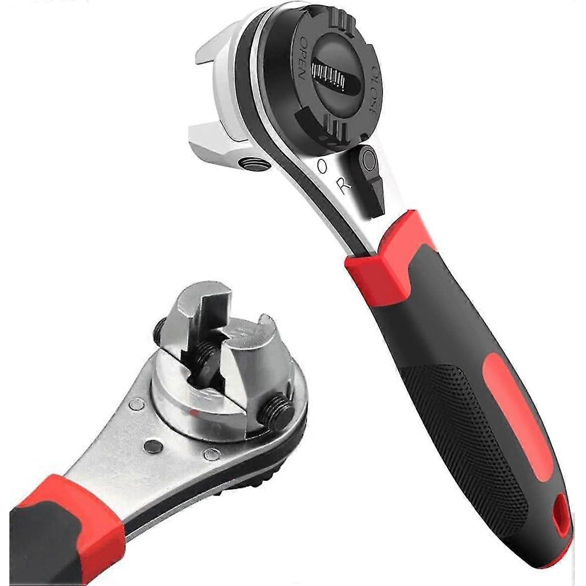 Adjustable Drive Ratchet Socket Wrench Universal Spanner Metric SAE Tool