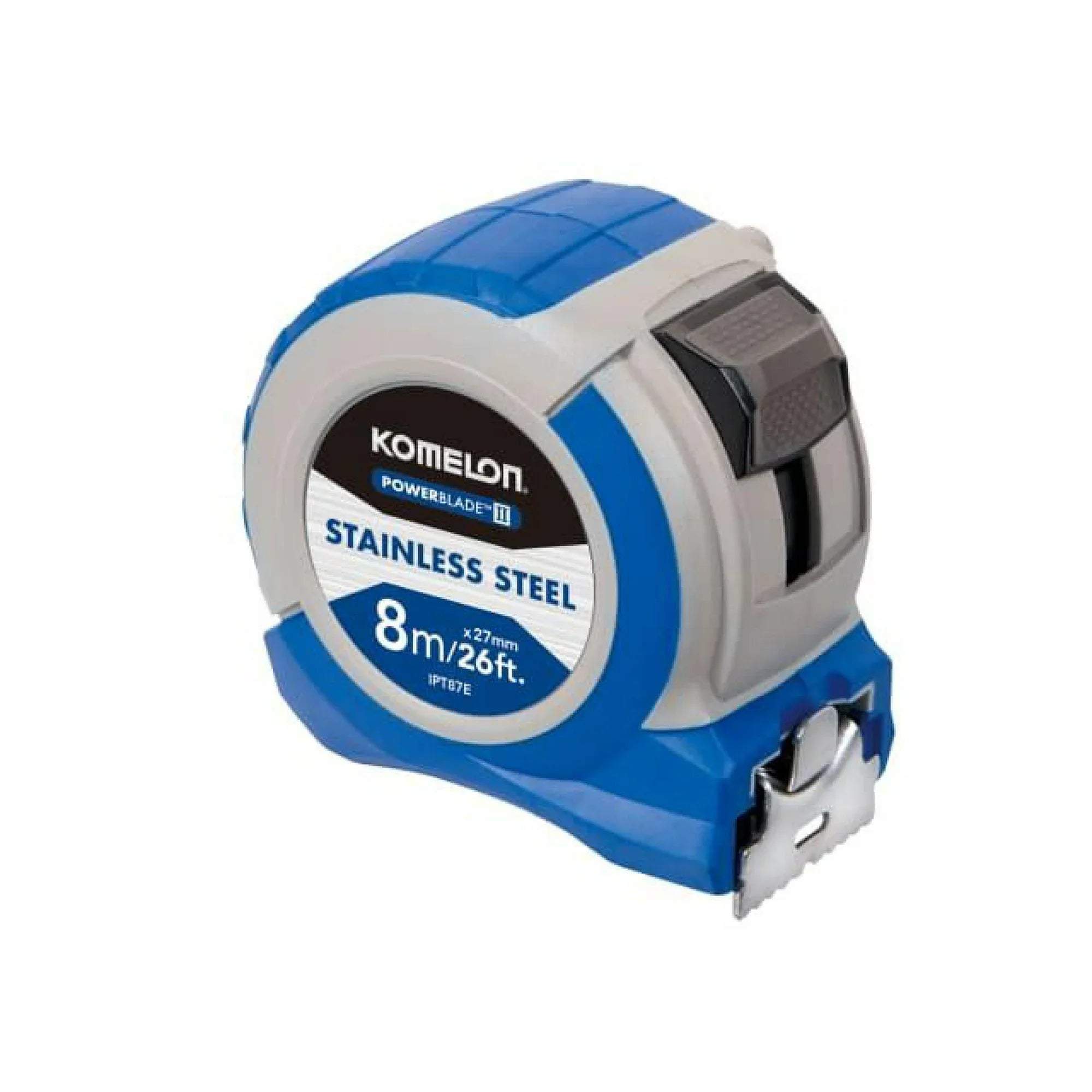 Komelon - Stainless Steel PowerBlade™ Pocket Tape 8m/26ft (Width 27mm)