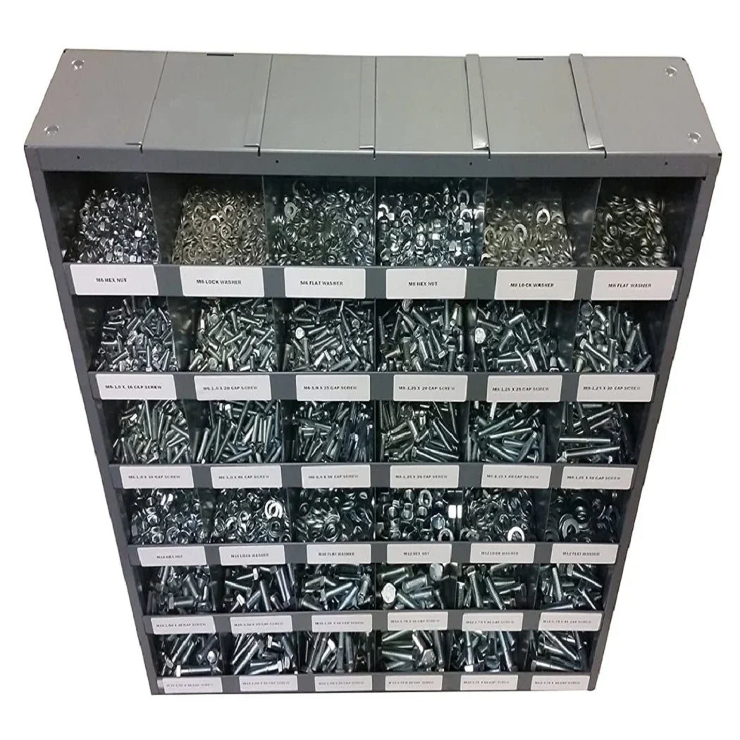 MNM Bolt Kits 2,540 pc Metric Class 8.8 Coarse Thread Nut Bolt & Washer