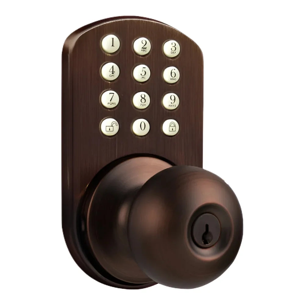 MiLocks TKK-02OB Digital Door Knob Lock with Electronic Keypad