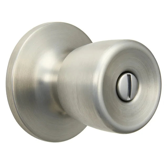 Hyper Tough Interior Privacy Doorknob Tulip Style, Stainless Steel Finish